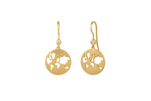 Load image into Gallery viewer, Beautiful World Earrings Gold