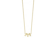 Load image into Gallery viewer, Together Family 3 Necklace Gold