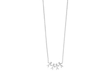 Load image into Gallery viewer, Together Family Necklace 4 Silver