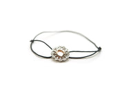 Sun Circle Bracelet Black