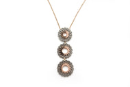 Trinity Sun Circle Necklace