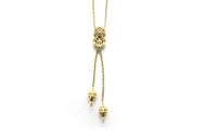 Drops of Delight Necklace Gold Diamonds
