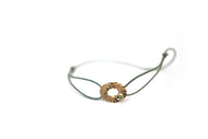 Joy Bracelet Emerald Gold Green