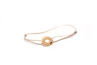 Joy Bracelet Ruby Gold Beige
