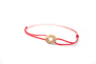 Joy Bracelet Gold Red