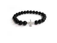 Wings of Liberty Bracelet Onyx White Gold