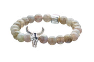 Lluks Bull Skull | Bracelet | Labradorite