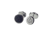 Hope | Cufflinks | Volcanic Lava Rock Round