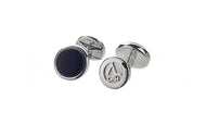 Hope | Cufflinks | Onyx Matte Round