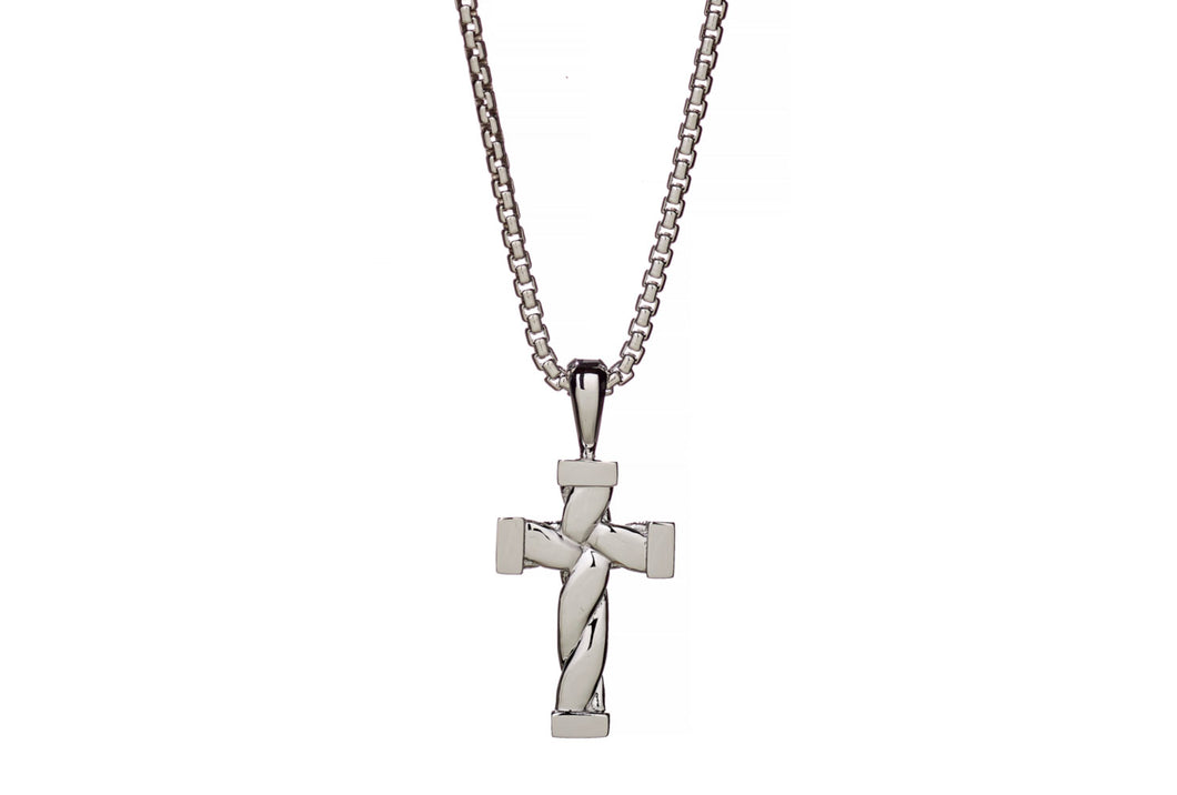 Hope Twisted Cross Necklace