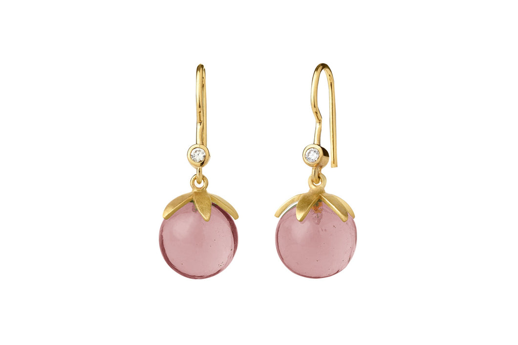 Magic Earrings Pink Gold