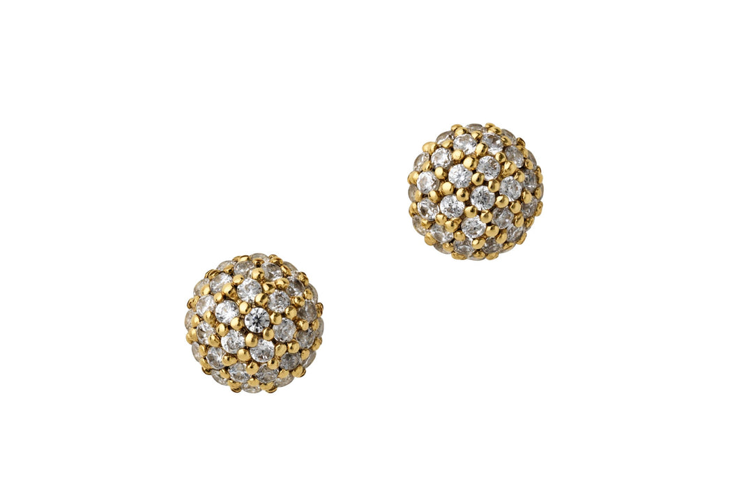 Miniature Sparkle Earrings Gold