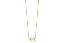 Load image into Gallery viewer, Together Family 3 Necklace Gold
