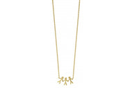 Together Family 3 Necklace Gold