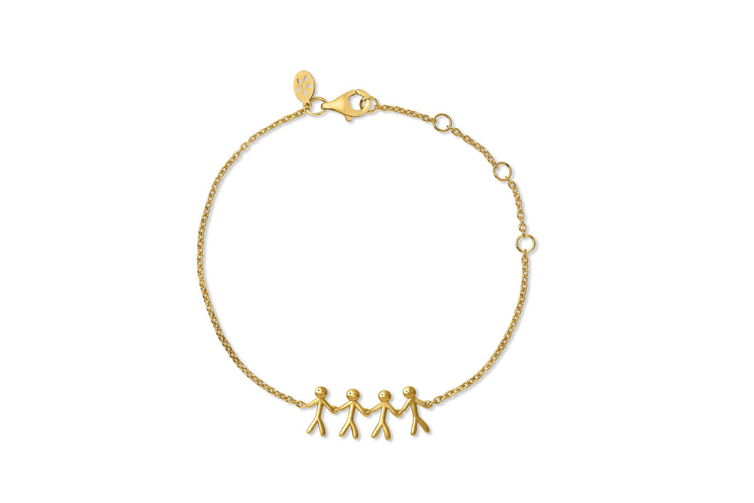 Together Family Bracelet 4 Gold