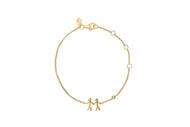 Together My Love Bracelet Gold