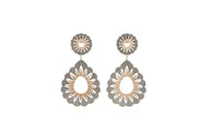 Big Sun Circle Earrings