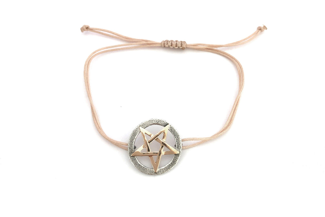 Pentagram Bracelet Beige