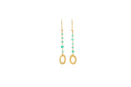 Joy Earrings Emerald Gold