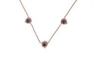 Trinity Love Necklace Tourmaline