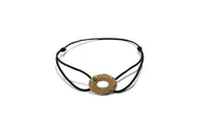 Joy Bracelet Emerald Gold Black