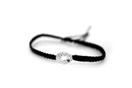 Joy Bracelet White Gold Onyx