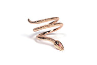 Naga Ring with Ruby